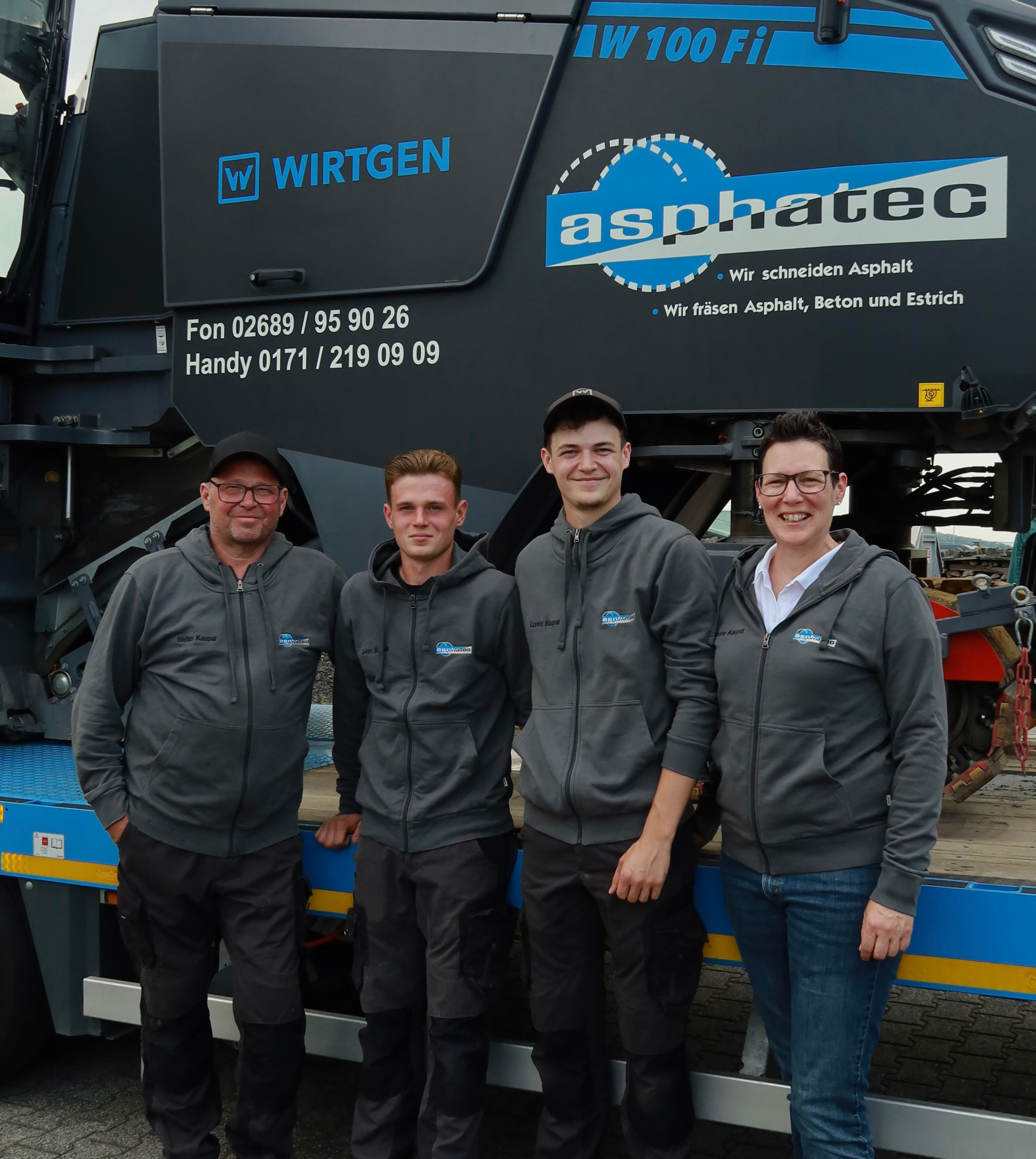 Das Team der asphatec Stefan Kaupat GmbH